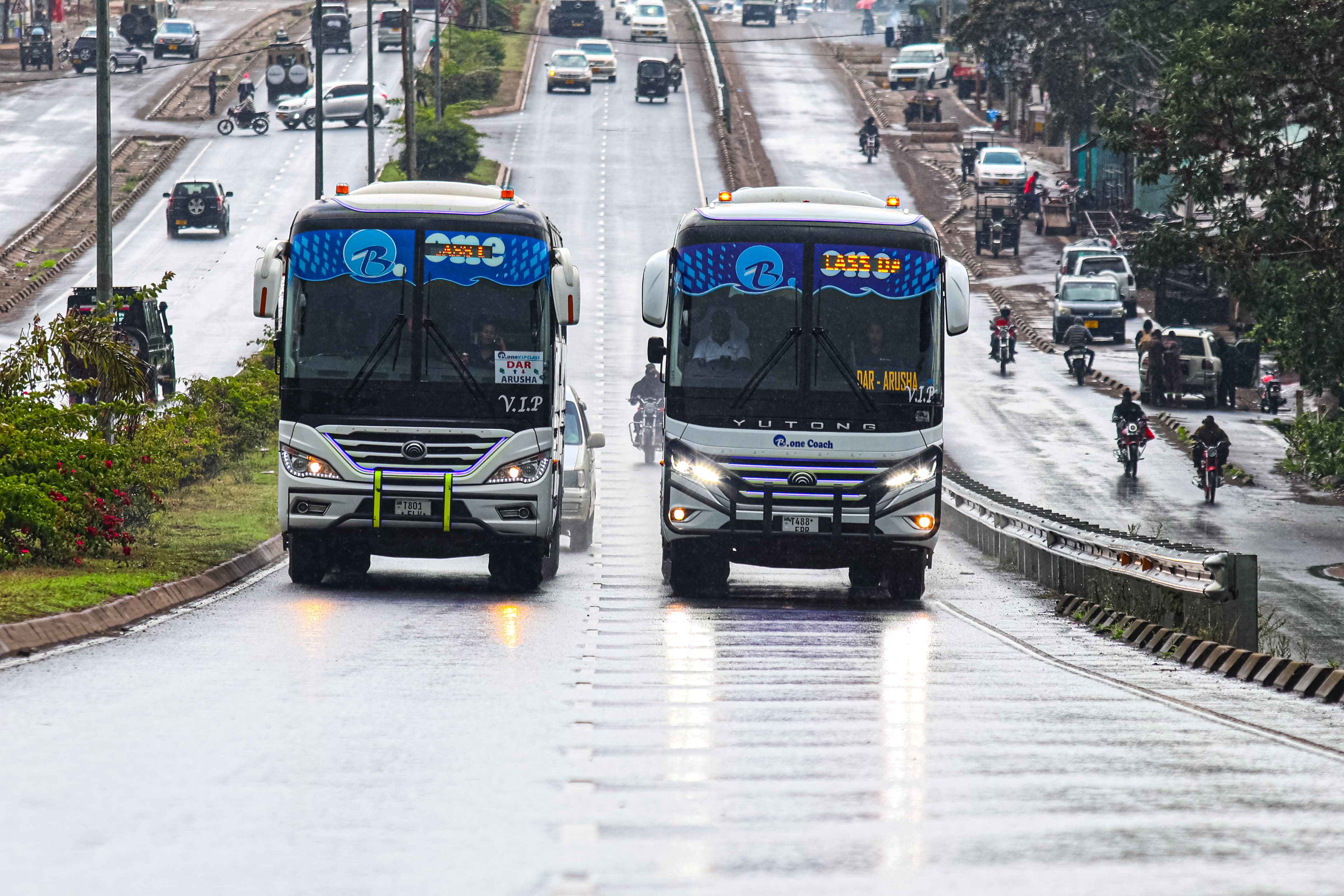 B.one Coach bus interior